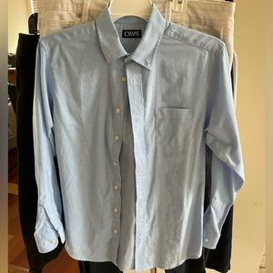 Boys Chaps light blue long sleeved shirt size medium